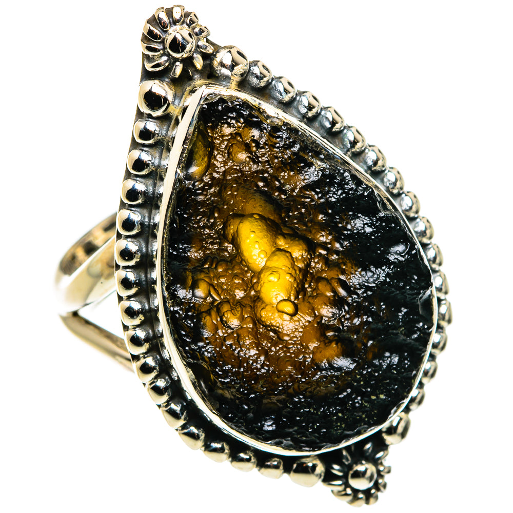 Tektite Rings handcrafted by Ana Silver Co - RING79805