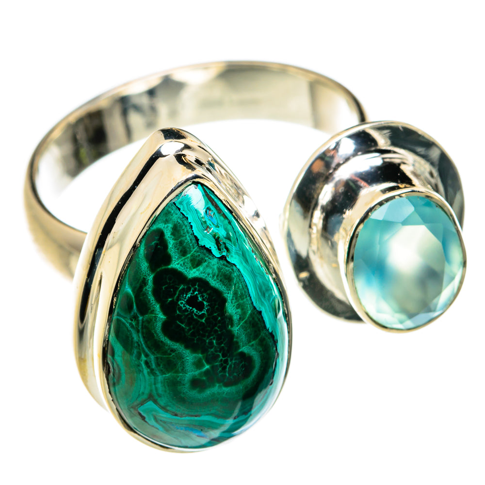 Chrysocolla Rings handcrafted by Ana Silver Co - RING79824