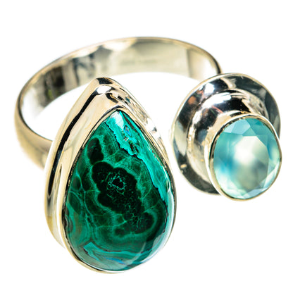 Chrysocolla Rings handcrafted by Ana Silver Co - RING79824
