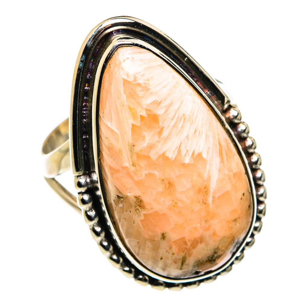 Scolecite Rings handcrafted by Ana Silver Co - RING79830