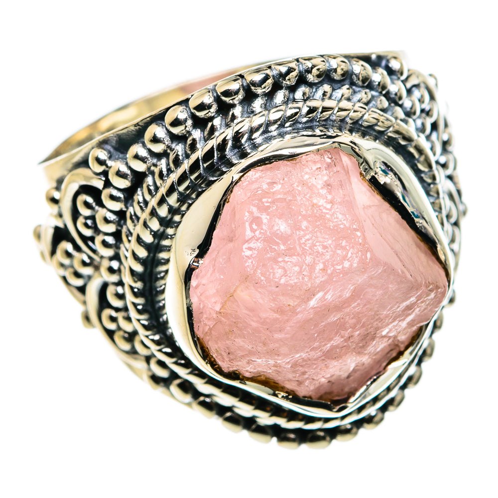 Rose Quartz Rings handcrafted by Ana Silver Co - RING79832 - Photo 2