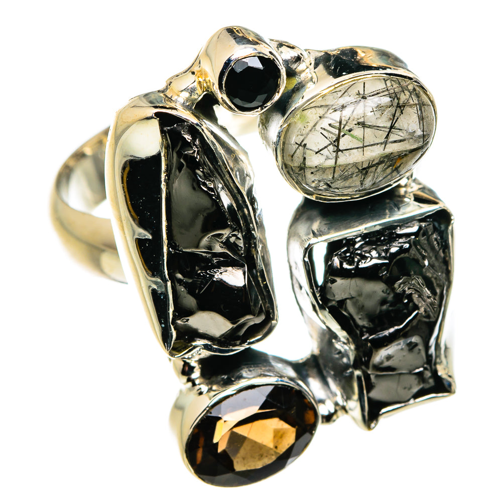Shungite Rings handcrafted by Ana Silver Co - RING79840