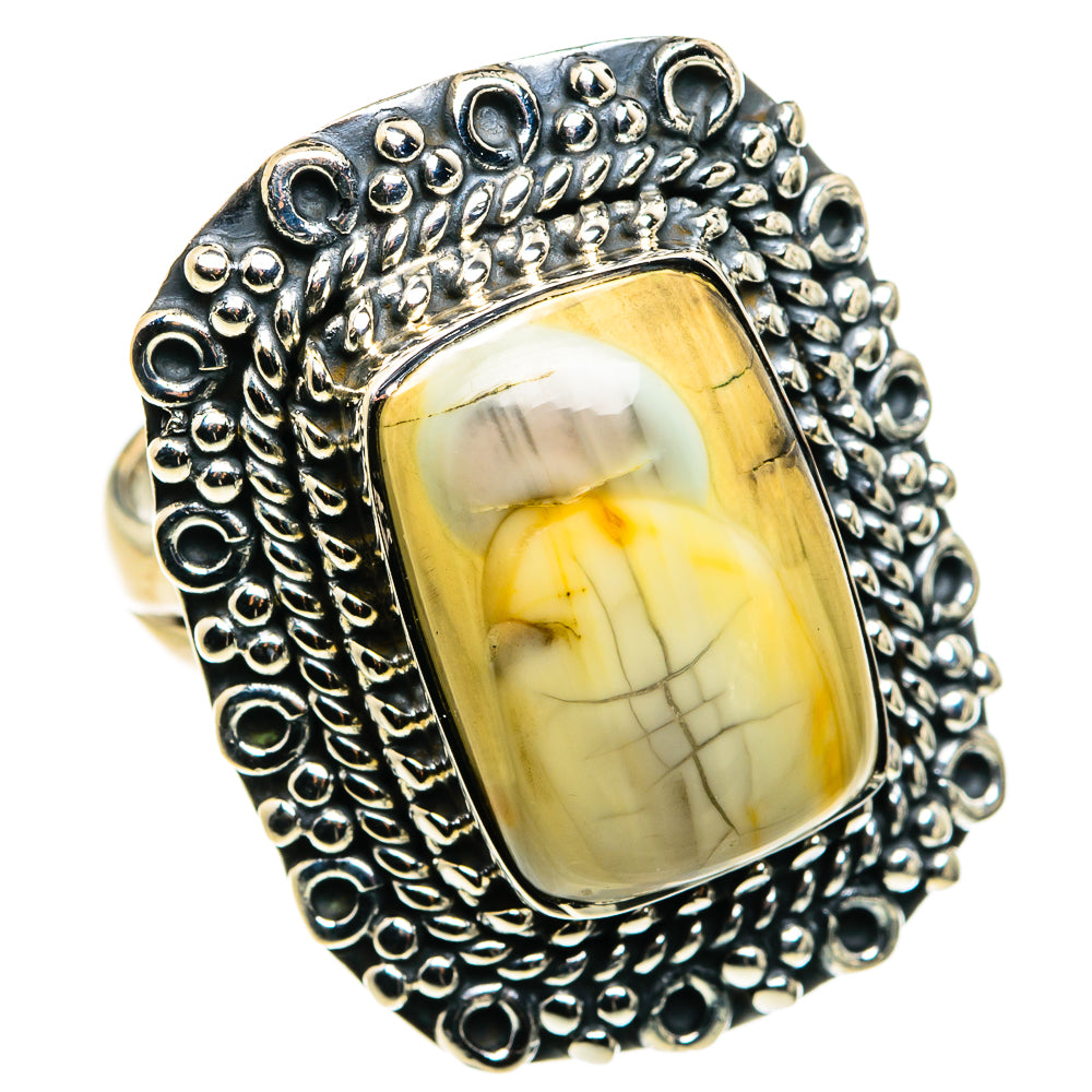 Willow Creek Jasper Rings handcrafted by Ana Silver Co - RING79858 - Photo 2