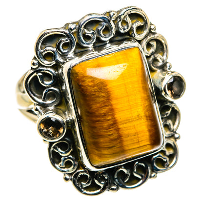 Tiger Eye Rings handcrafted by Ana Silver Co - RING79859