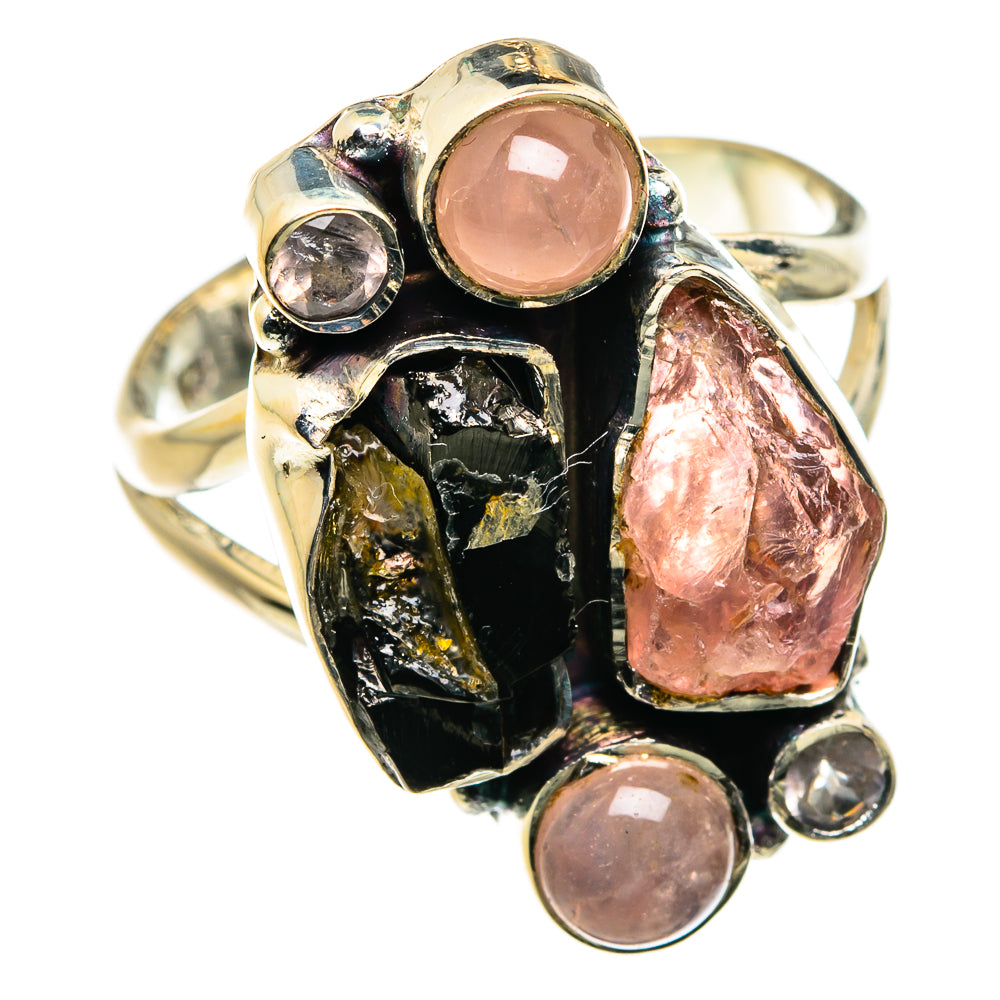 Rose Quartz Rings handcrafted by Ana Silver Co - RING79865