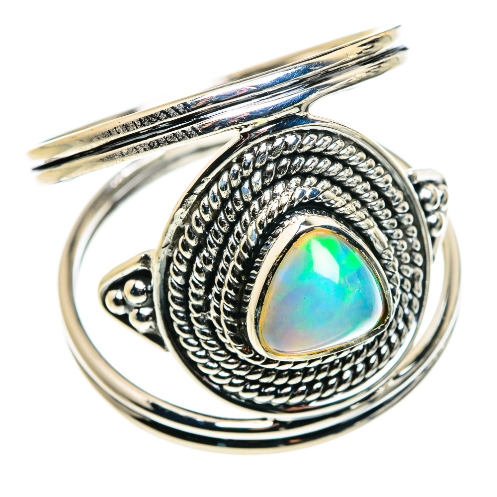 Ethiopian Opal Rings handcrafted by Ana Silver Co - RING79879