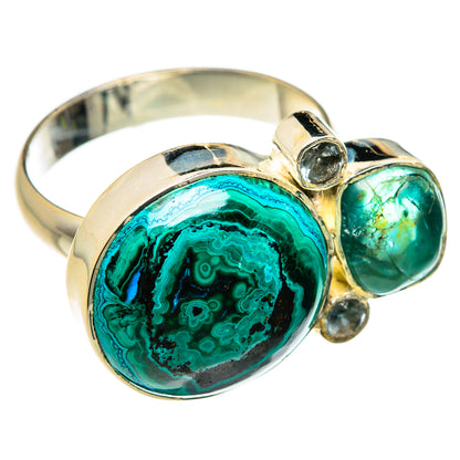 Malachite Rings handcrafted by Ana Silver Co - RING79888