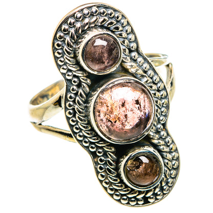Pink Tourmaline Rings handcrafted by Ana Silver Co - RING79890