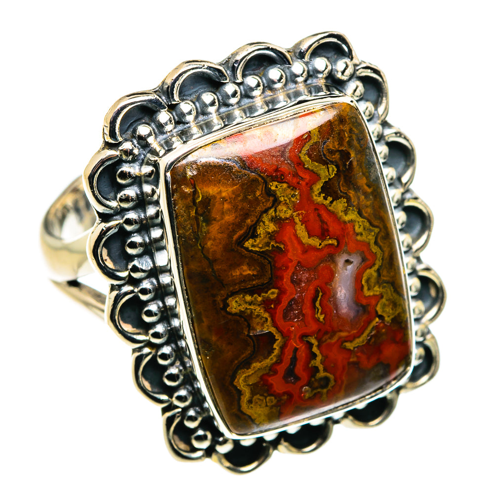 Moroccan Agate Rings handcrafted by Ana Silver Co - RING79891
