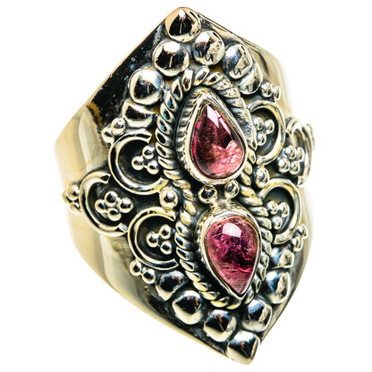 Pink Tourmaline Rings handcrafted by Ana Silver Co - RING79896
