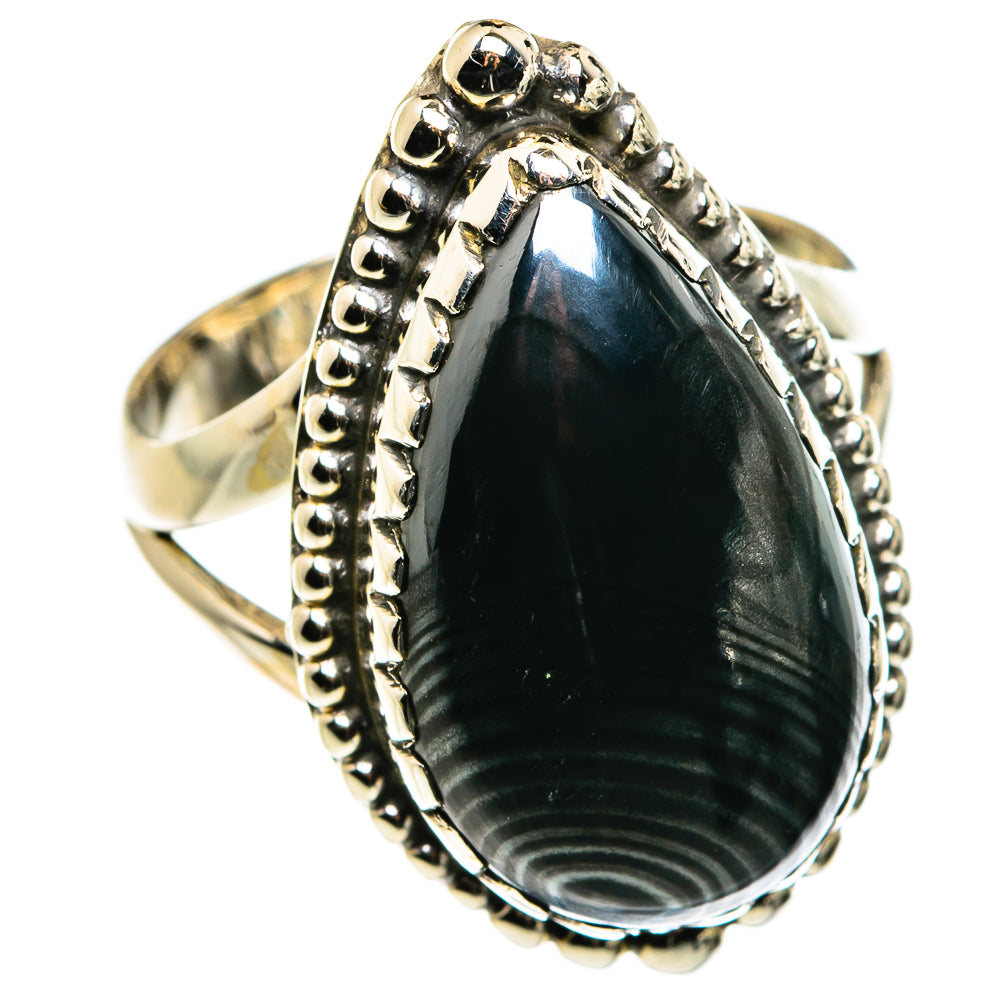 Psilomelane Rings handcrafted by Ana Silver Co - RING79902