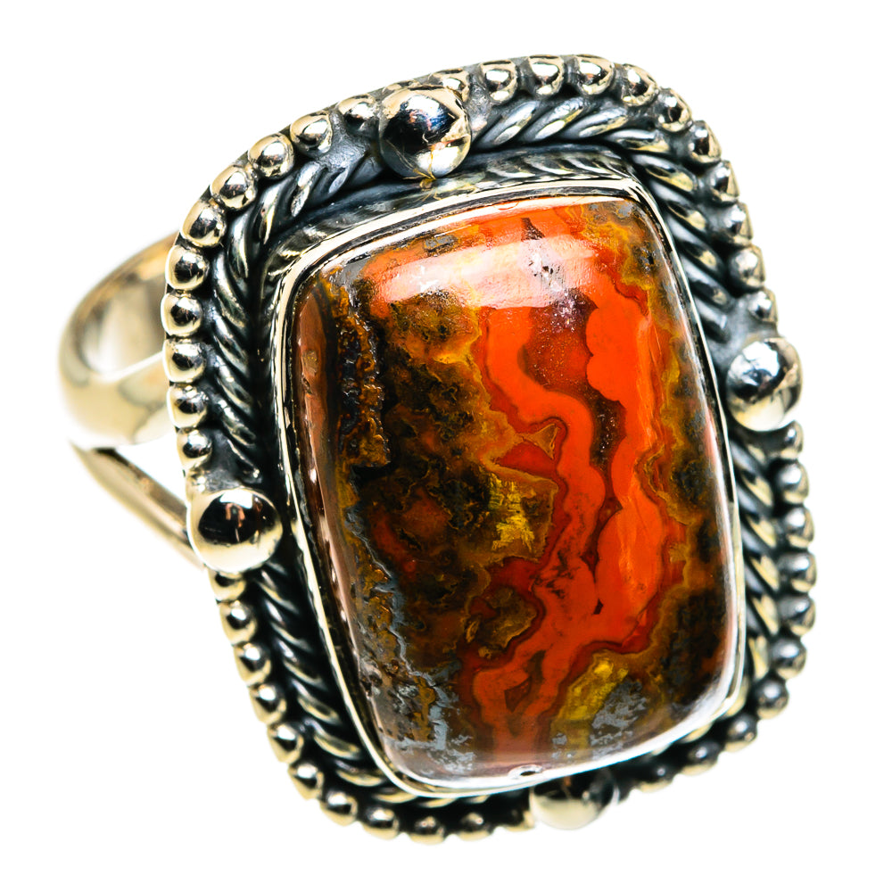Moroccan Agate Rings handcrafted by Ana Silver Co - RING79920