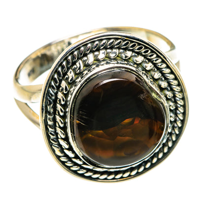 Mexican Fire Agate Rings handcrafted by Ana Silver Co - RING79921