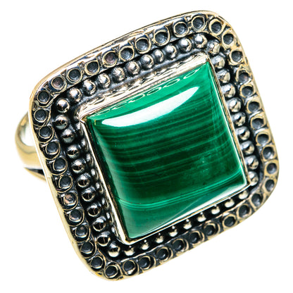 Malachite Rings handcrafted by Ana Silver Co - RING79934