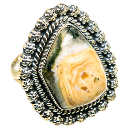 Ocean Jasper Rings handcrafted by Ana Silver Co - RING79937