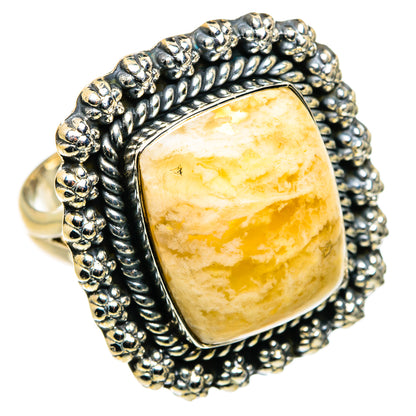 Plume Agate Rings handcrafted by Ana Silver Co - RING79944
