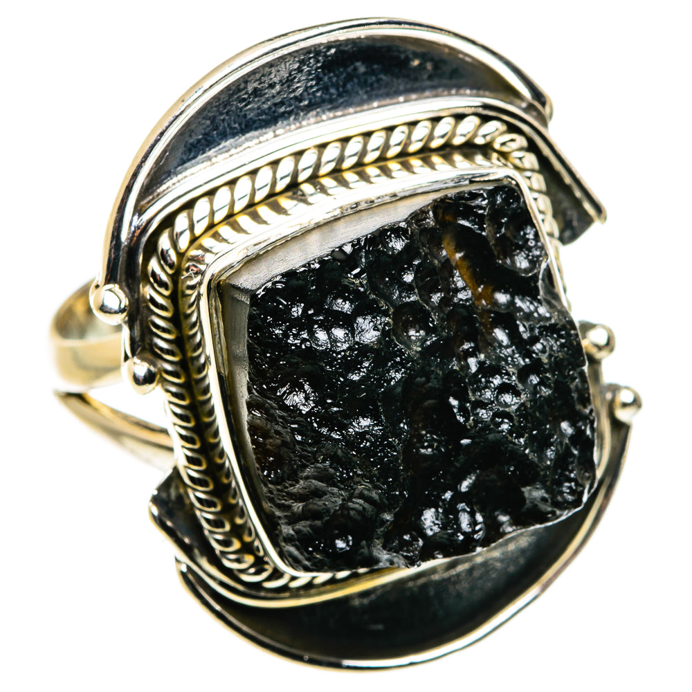 Tektite Rings handcrafted by Ana Silver Co - RING79951 - Photo 2