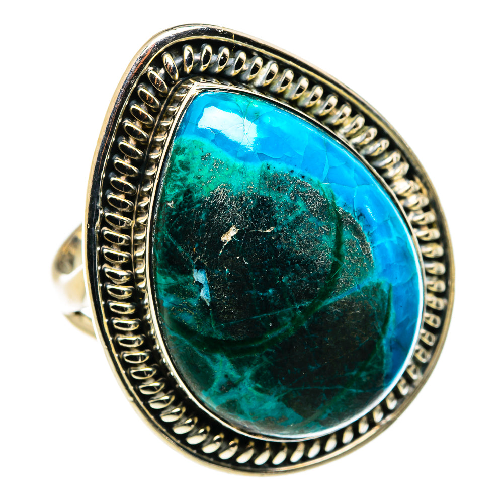 Chrysocolla Rings handcrafted by Ana Silver Co - RING79958