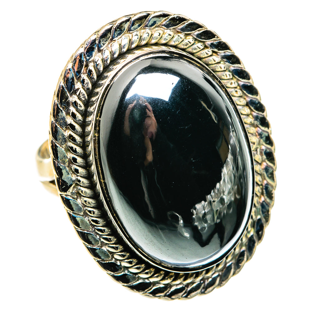 Hematite Rings handcrafted by Ana Silver Co - RING79959