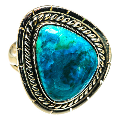 Chrysocolla Rings handcrafted by Ana Silver Co - RING79963