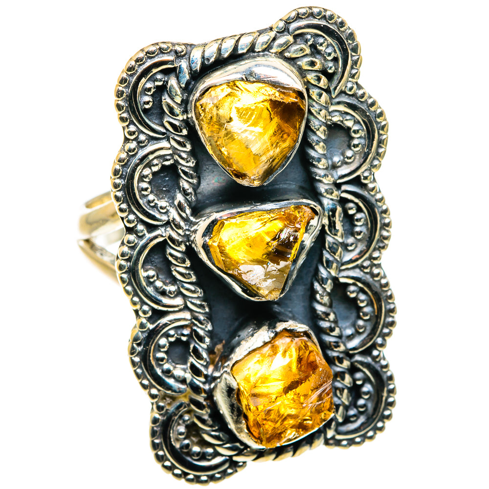 Citrine Rings handcrafted by Ana Silver Co - RING79972