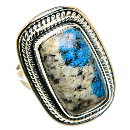 K2 Blue Azurite Rings handcrafted by Ana Silver Co - RING79974 - Photo 2