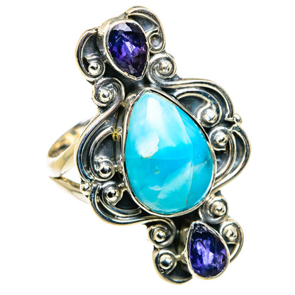 Larimar Rings handcrafted by Ana Silver Co - RING79977