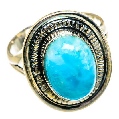 Larimar Rings handcrafted by Ana Silver Co - RING79978