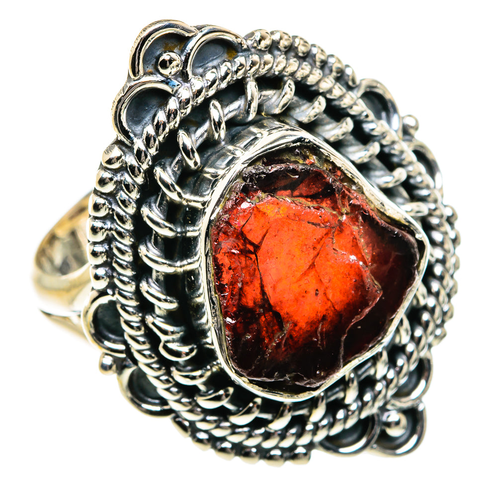 Garnet Rings handcrafted by Ana Silver Co - RING79993