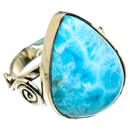 Larimar Rings handcrafted by Ana Silver Co - RING80010