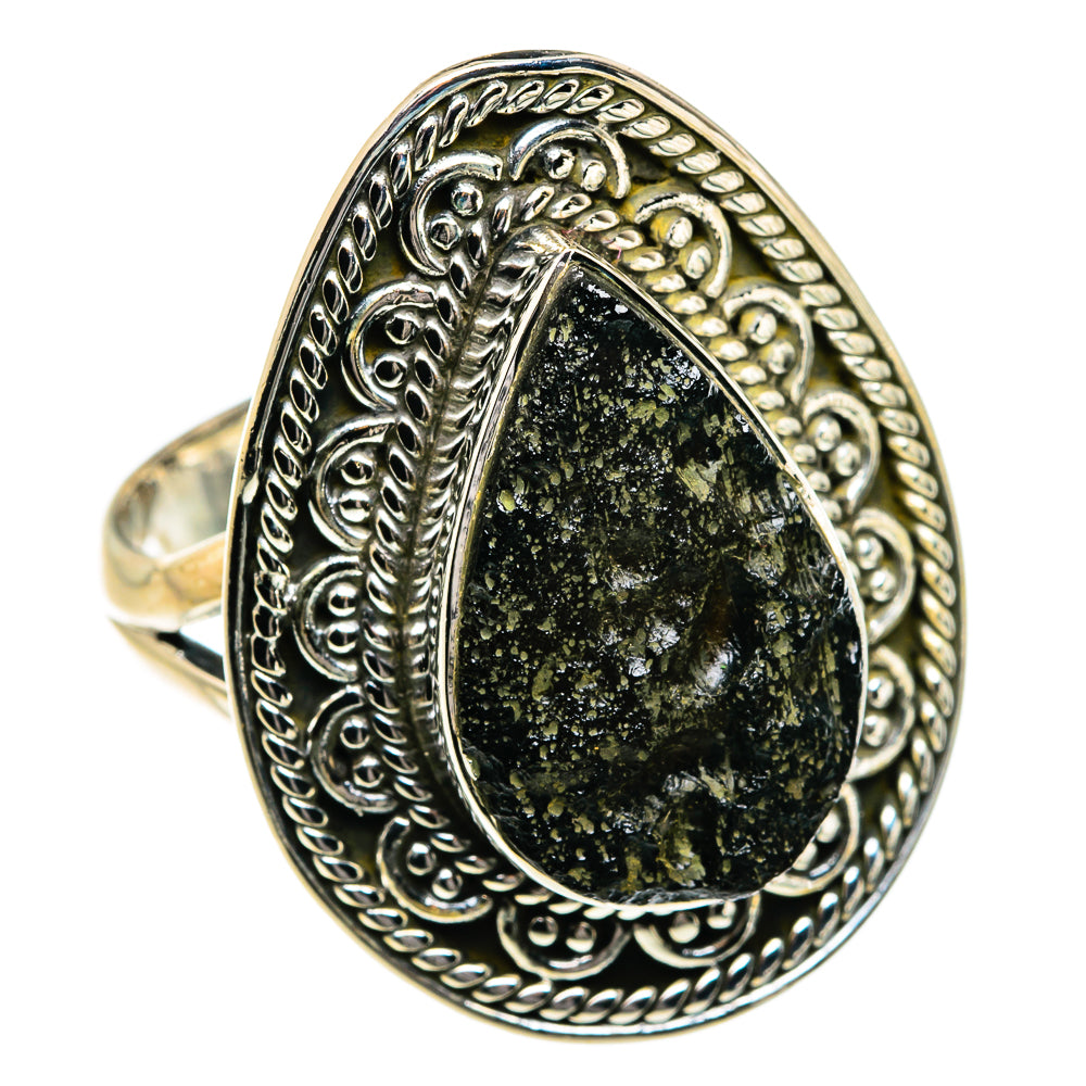 Tektite Rings handcrafted by Ana Silver Co - RING80033