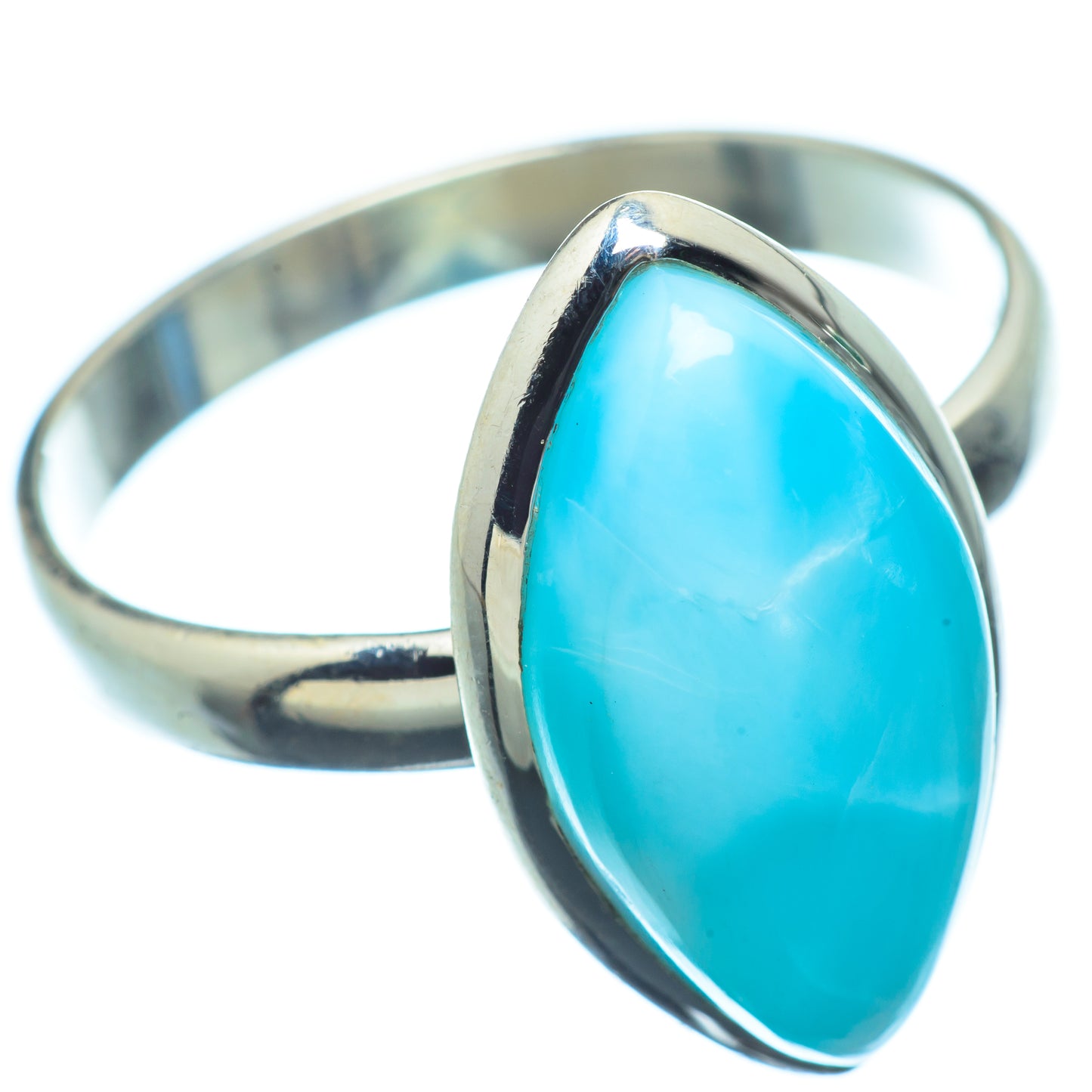Larimar Rings handcrafted by Ana Silver Co - RING8003
