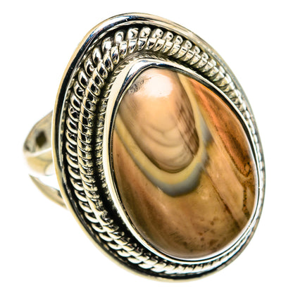 Imperial Jasper Rings handcrafted by Ana Silver Co - RING80055 - Photo 2