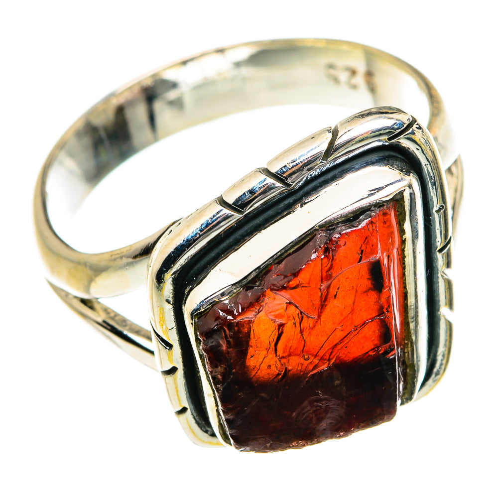 Garnet Rings handcrafted by Ana Silver Co - RING80061
