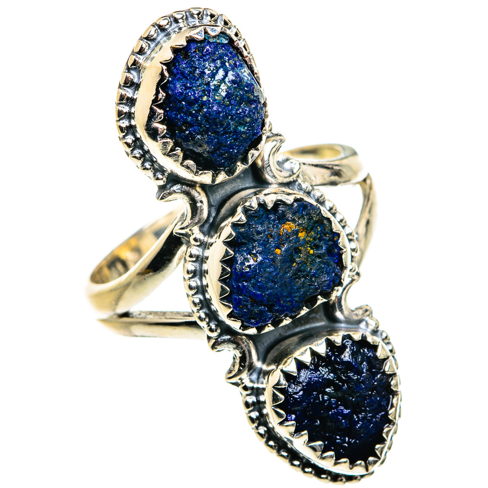 Azurite Rings handcrafted by Ana Silver Co - RING80076