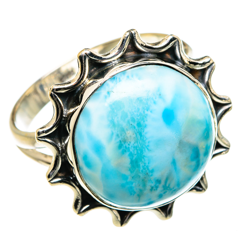 Larimar Rings handcrafted by Ana Silver Co - RING80077