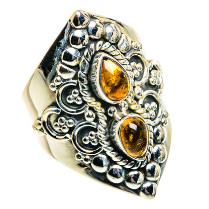 Citrine Rings handcrafted by Ana Silver Co - RING80090