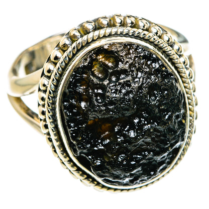 Tektite Rings handcrafted by Ana Silver Co - RING80098 - Photo 2