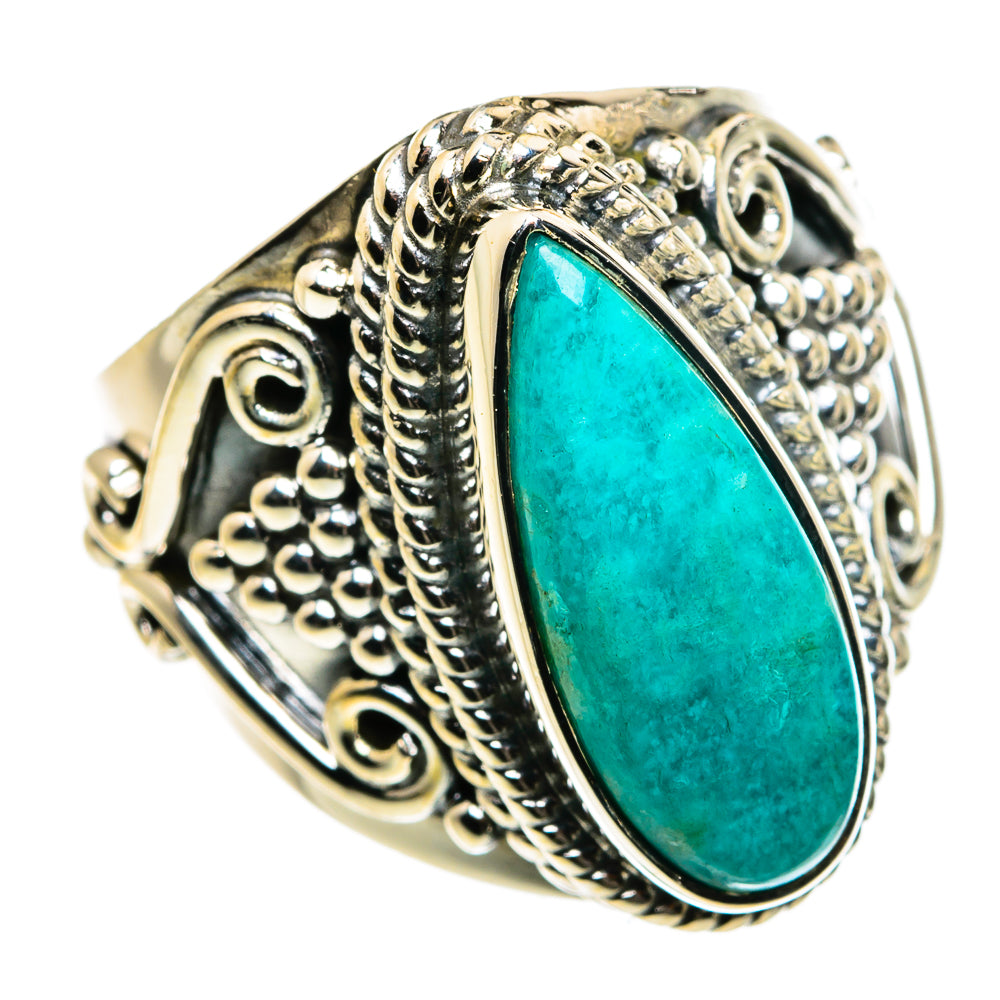 Chrysocolla Rings handcrafted by Ana Silver Co - RING80116