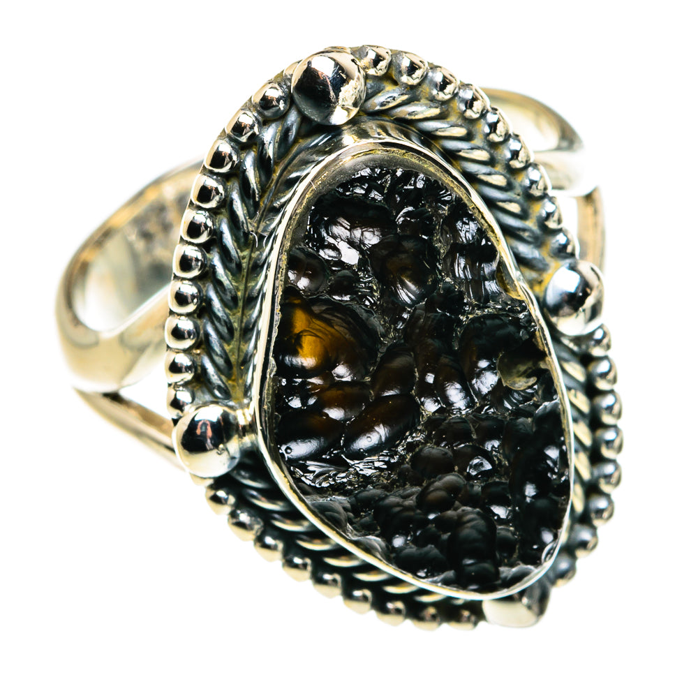 Tektite Rings handcrafted by Ana Silver Co - RING80130