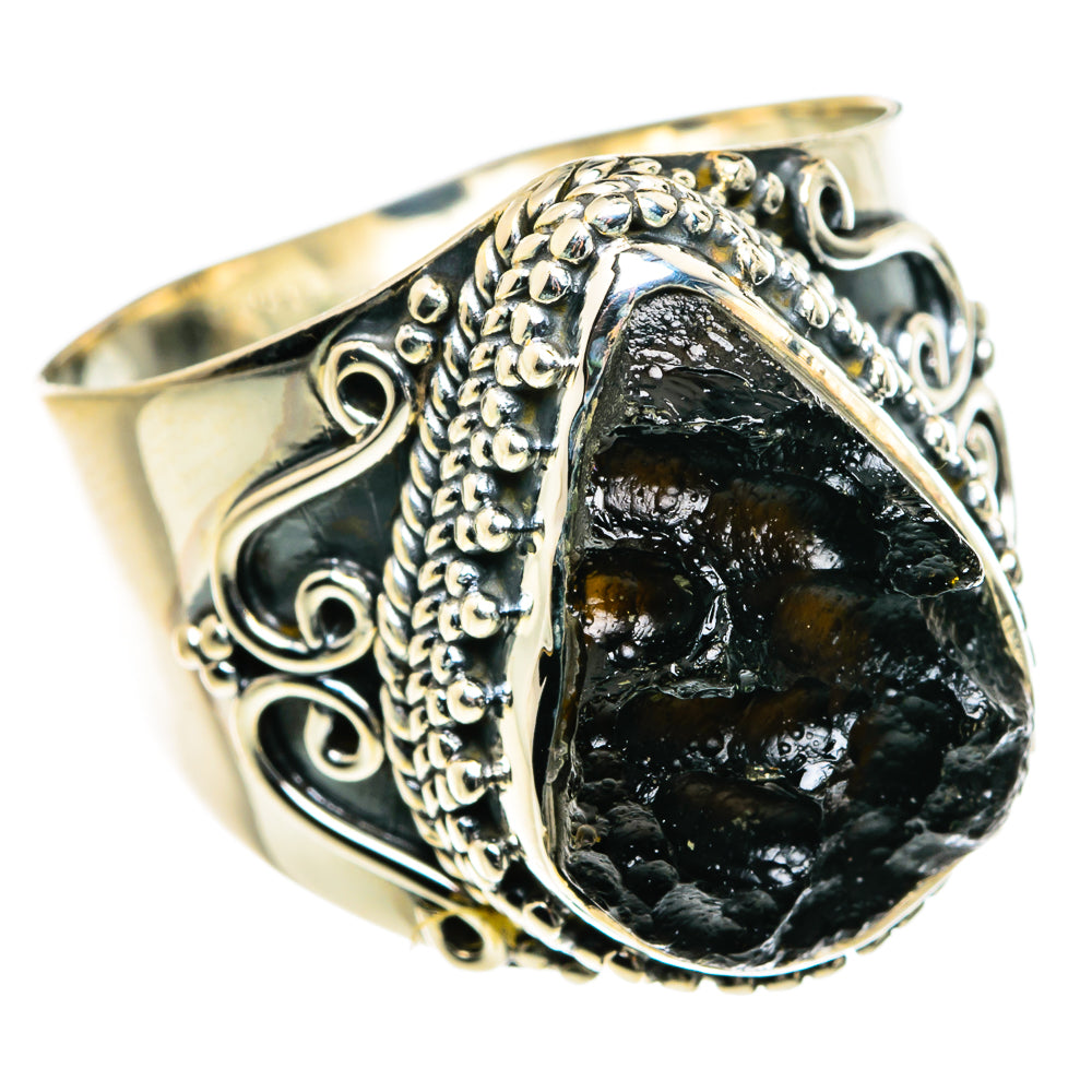 Tektite Rings handcrafted by Ana Silver Co - RING80132