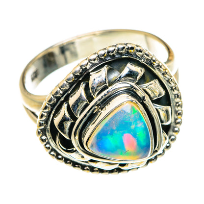 Ethiopian Opal Rings handcrafted by Ana Silver Co - RING80140