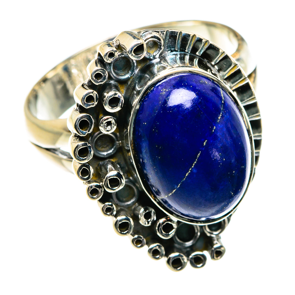 Lapis Lazuli Rings handcrafted by Ana Silver Co - RING80149