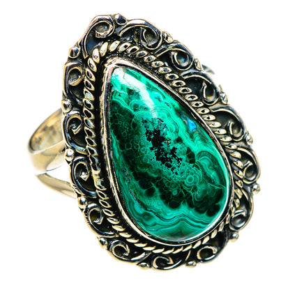 Chrysocolla Rings handcrafted by Ana Silver Co - RING80152