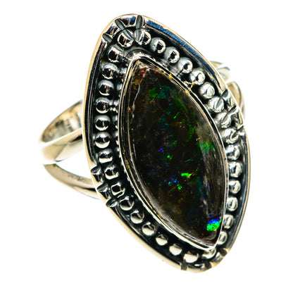 Ammolite Rings handcrafted by Ana Silver Co - RING80167