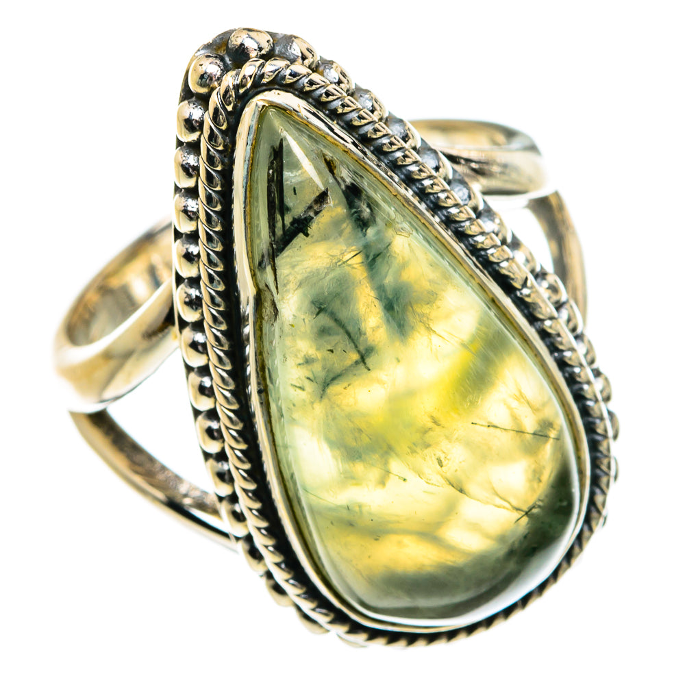 Prehnite Rings handcrafted by Ana Silver Co - RING80177