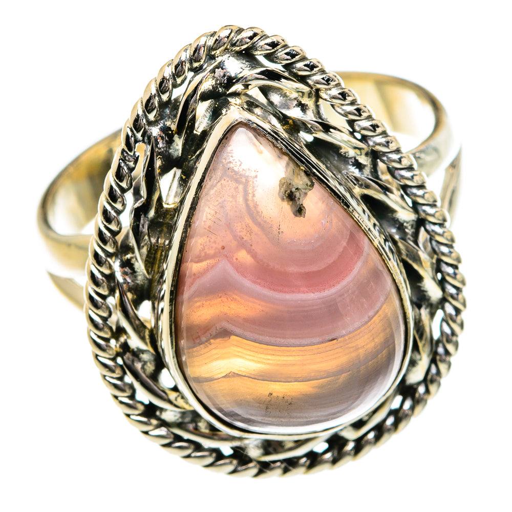 Botswana Agate Rings handcrafted by Ana Silver Co - RING80180