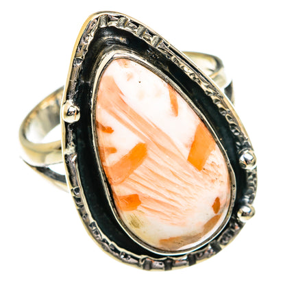Scolecite Rings handcrafted by Ana Silver Co - RING80185