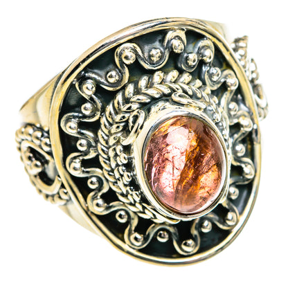 Pink Tourmaline Rings handcrafted by Ana Silver Co - RING80186