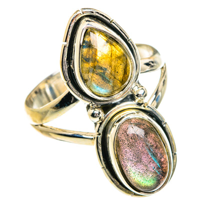 Labradorite Rings handcrafted by Ana Silver Co - RING80204
